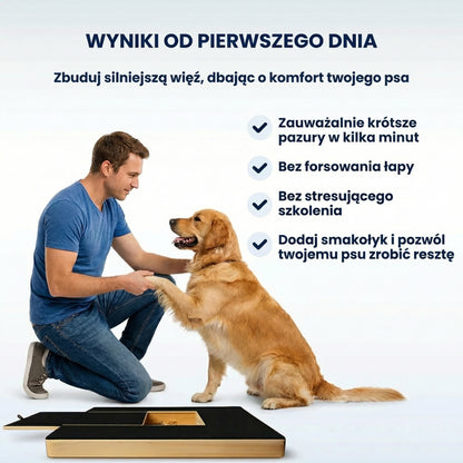 Bezstresowe obcinanie pazurów – deska dla psa